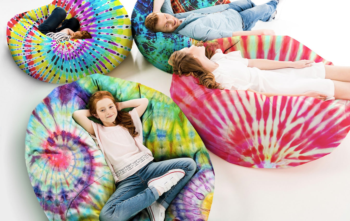 BEAN BAG CHAIR TIE DYE KIT (4 FOOT)